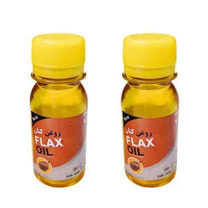 روغن کتان پامکا مدل پرس سرد حجم 60 میلی لیتر مجموعه 2 عددی