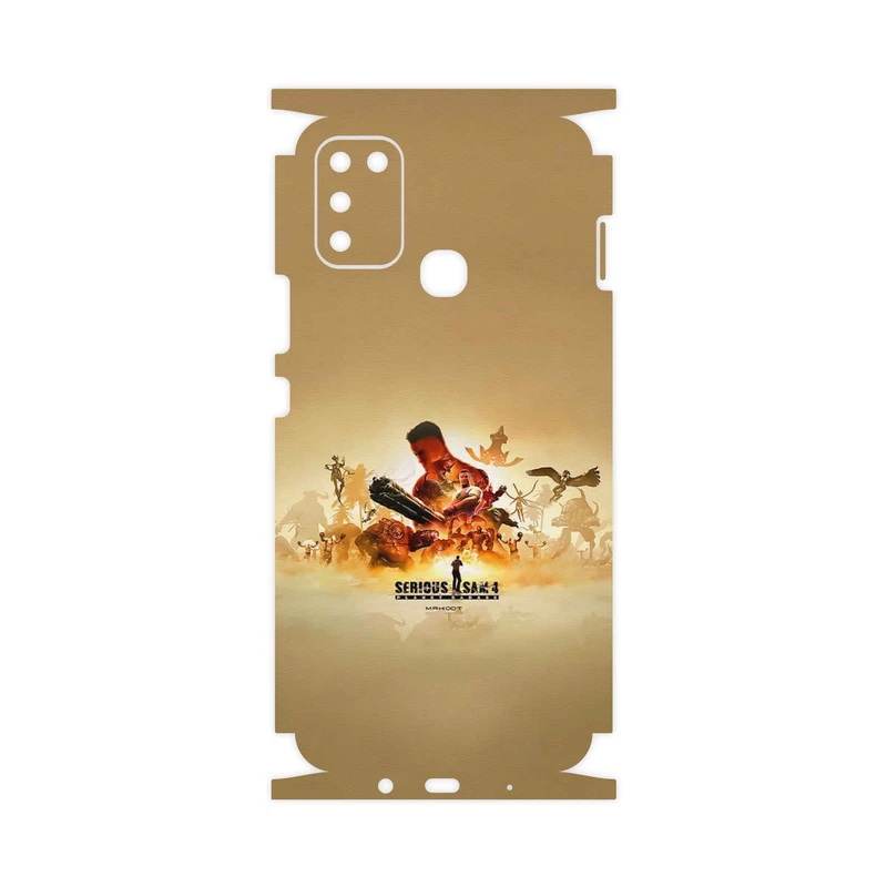 برچسب پوششی ماهوت مدل Serious Sam Game Series-FullSkin مناسب برای گوشی موبایل اینفینیکس Hot 10 Play