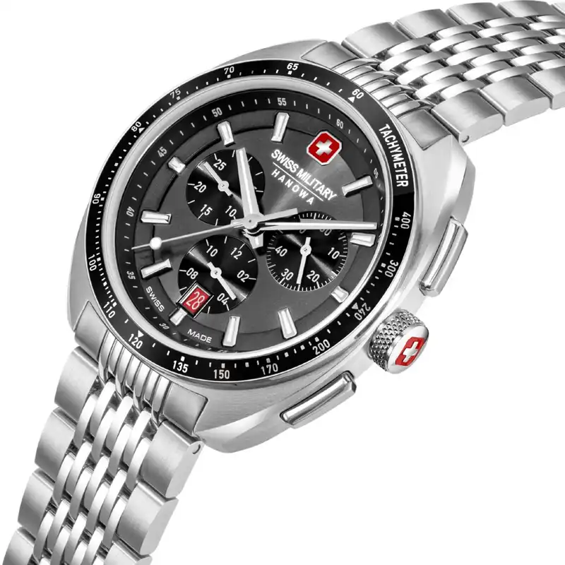 ساعت مچی عقربه‌ای مردانه سوئیس میلیتاری هانوا مدل SMWGI0003302