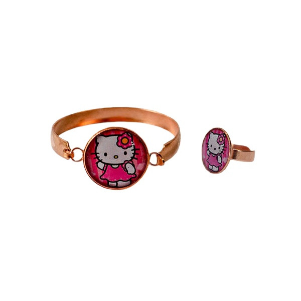 نیم ست دخترانه مدل کیتی R123 نیم ست دخترانه مدل کیتی R123