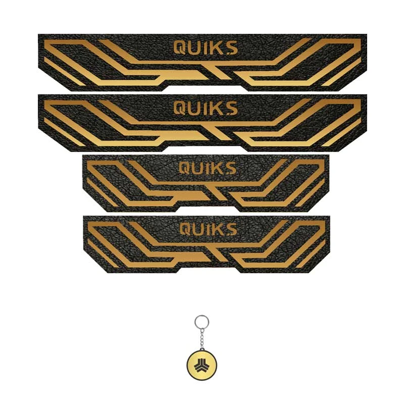 برچسب بدنه خودرو مهدیار کد PKA T 2015 مناسب برای کوئیکS مجموعه 4 عددی به همراه جاکلیدی