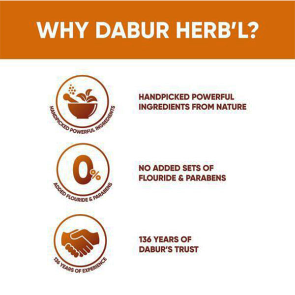 خمیردندان دابور هربال مدل Cavity Protection وزن 150 گرم به همراه مسواک با برس متوسط