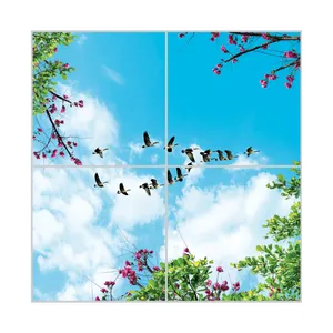  تایل آسمان مجازی بنی دکو مدل UV85 سایز 60x60 سانتی متر مجموعه 4 عددی 