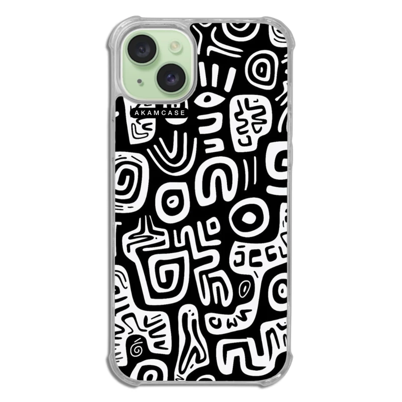 کاور آکام مدل AMC-WTA15PLUS-DOODLE6 مناسب برای گوشی موبایل اپل iPhone 15 Plus