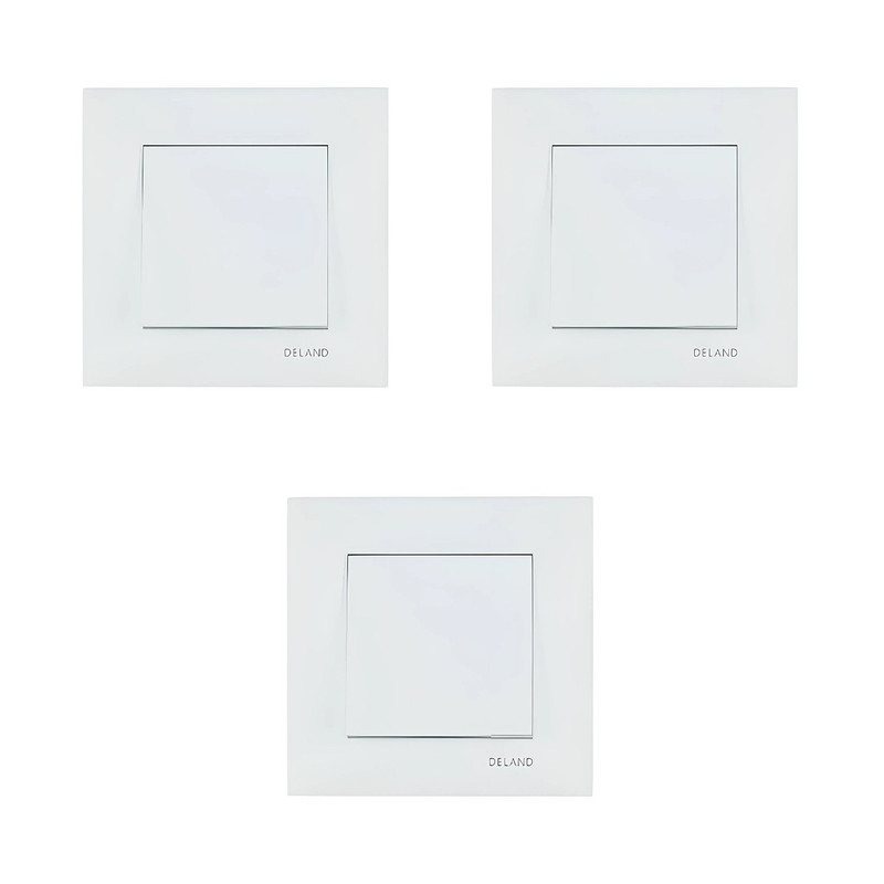 کلید تک پل دلند مدل آسا بسته 3 عددی