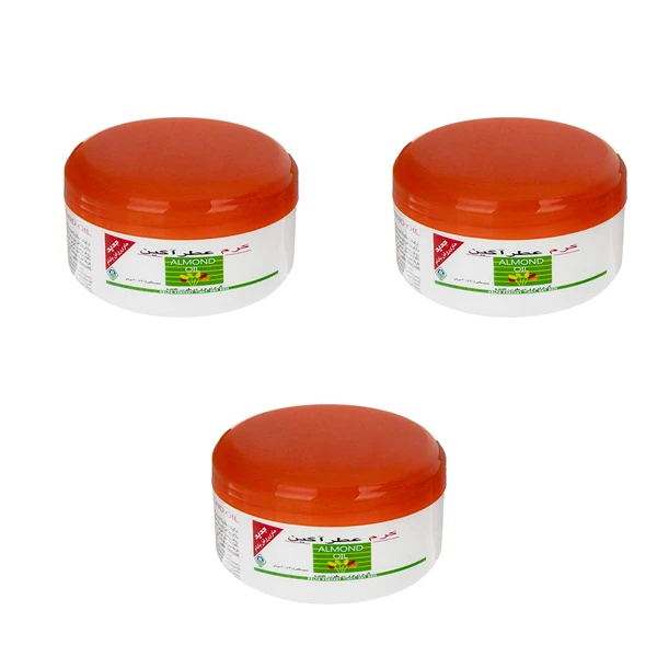 کرم نرم کننده عطرآگین مدل بادام حجم 200 میلی لیتر مجموعه 3 عددی