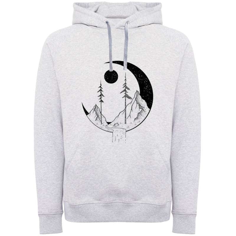 هودی مردانه مدل ماه  وکوه M83