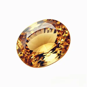 سنگ زینتی سیترین مدل تراش الماس کد 08