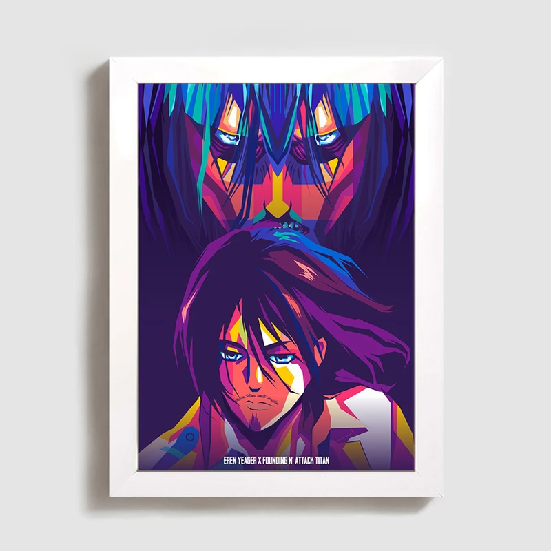 تابلو مدل انیمه اتک آن تایتان ارن یگر Attack On Titan Eren Yeager anime W227