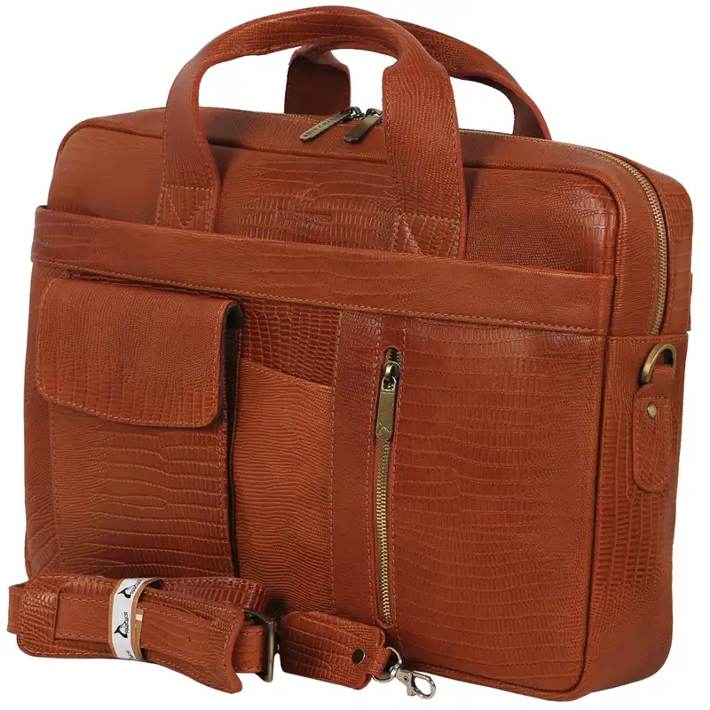 کیف اداری چرم بارز مدل DL70.LIZARD