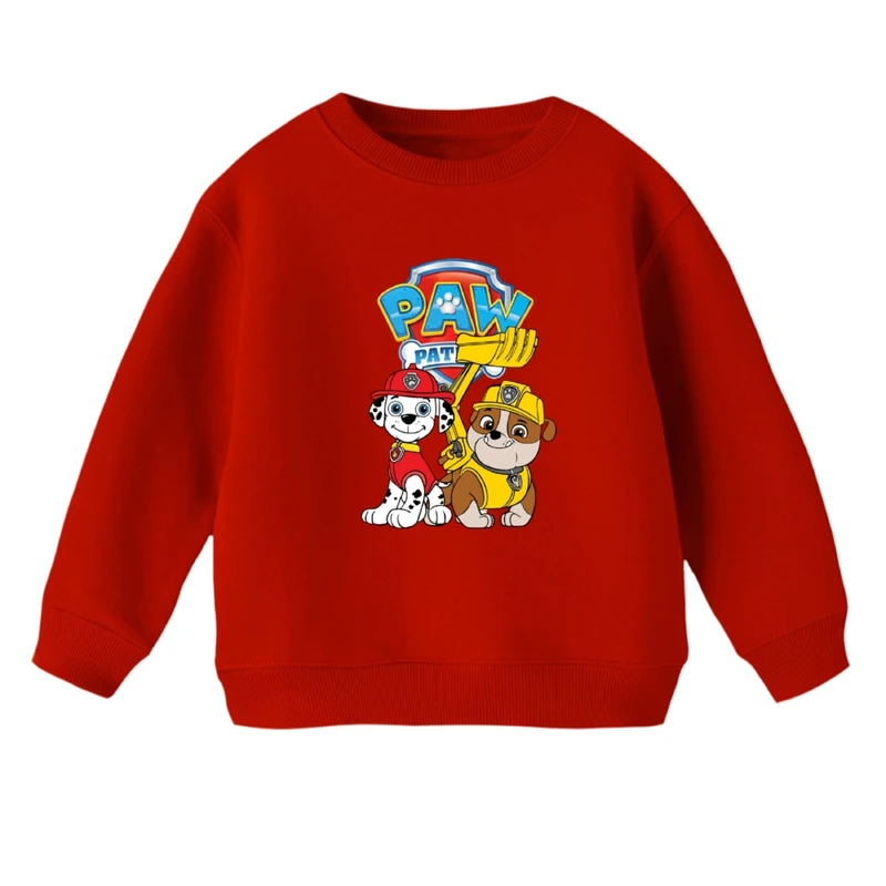 سویشرت بچگانه مدل سگ نگهبان کد01 رنگ قرمز