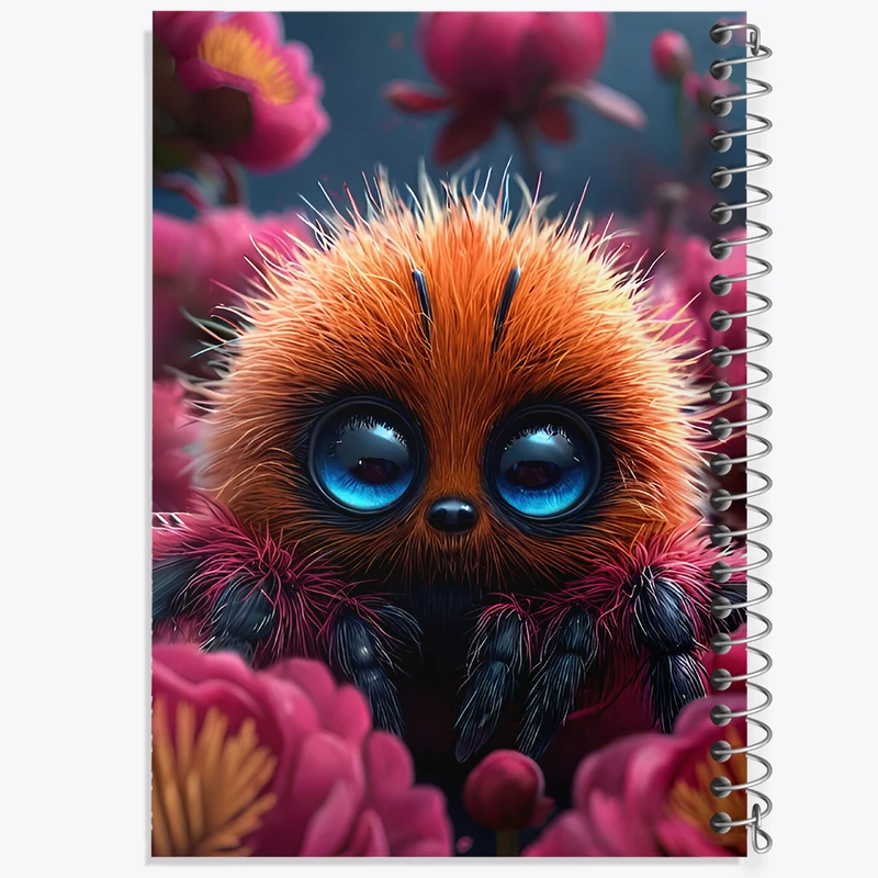 دفتر ژورنال نویسی 50 برگ خندالو مدل نقطه ای طرح رتیل بامزه کد F8139