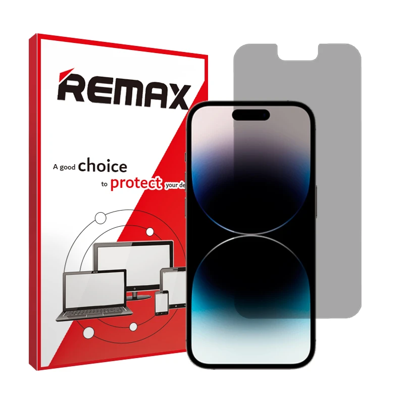 محافظ صفحه نمایش حریم شخصی ریمکس مدل HyPRV مناسب برای گوشی موبایل اپل iPhone 14 Pro Max