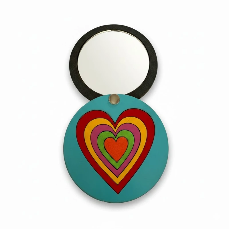 آینه آرایشی جیبی مدل چرخشی