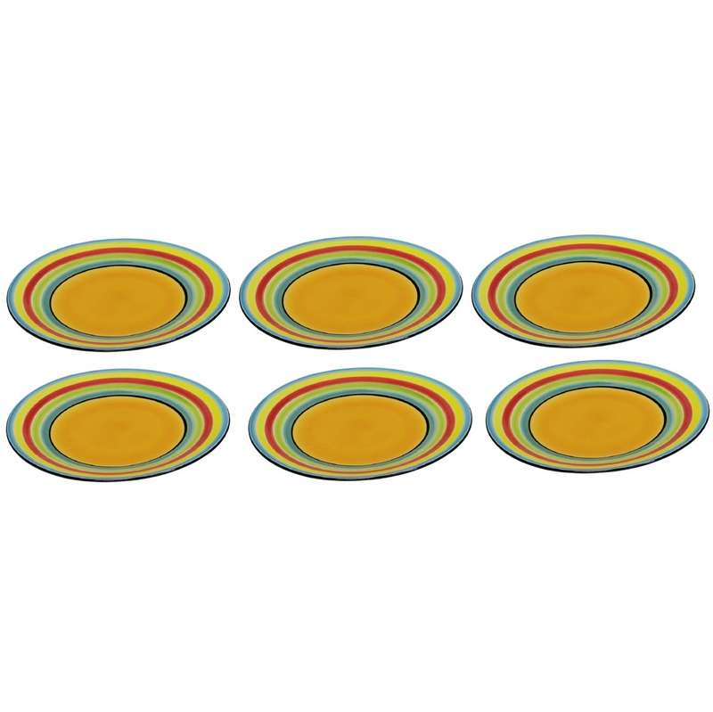 پیش دستی مدل رنگین کمان بسته 6 عددی