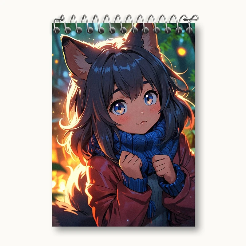 دفتر یادداشت 50 برگ خندالو مدل دخترانه کد N1660