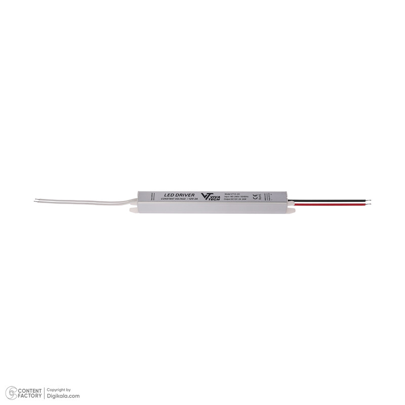 آداپتور 12 ولت 2 آمپر ویوا تک مدل سوئیچینگ VT12-2A