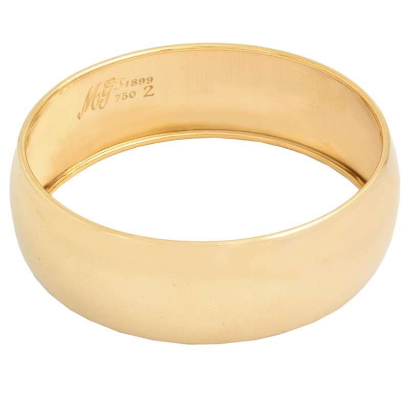 النگو طلا 18 عیار زنانه طلای مستجابی مدل آینه ای کد B1 النگو طلا 18 عیار زنانه طلای مستجابی مدل آینه ای کد B1