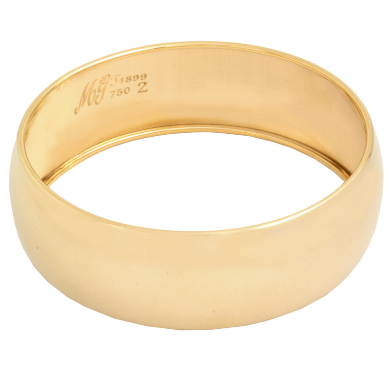 النگو طلا 18 عیار زنانه طلای مستجابی مدل آینه ای کد B1 النگو طلا 18 عیار زنانه طلای مستجابی مدل آینه ای کد B1