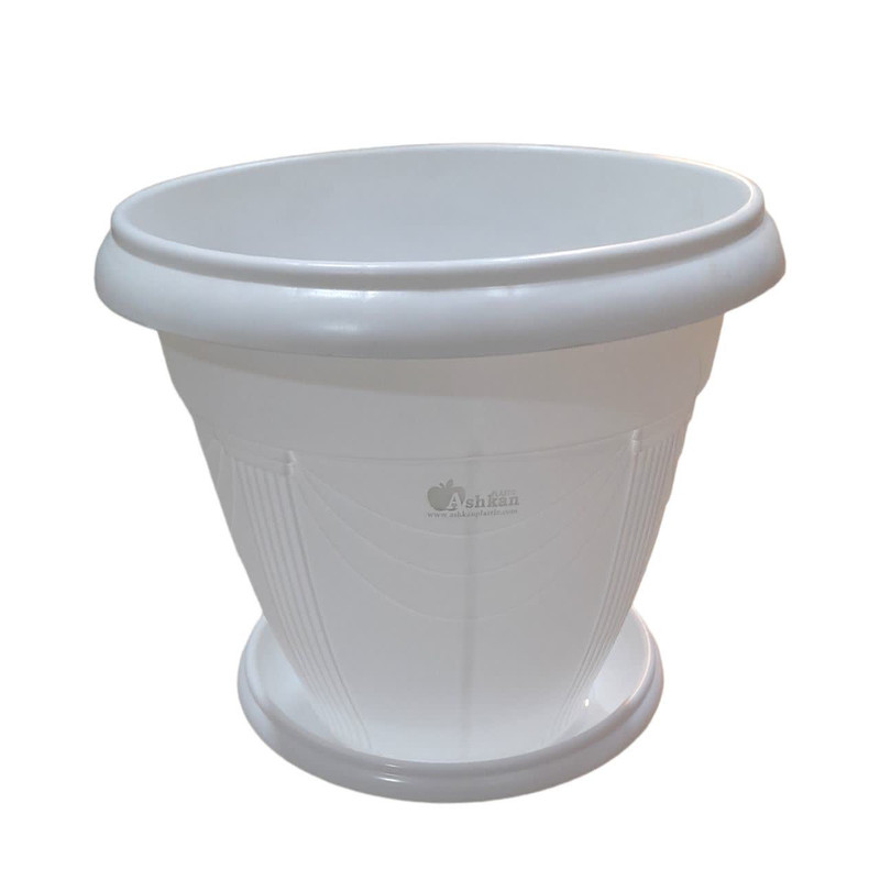 گلدان مدل پلاستیکی گلرو  کد 03 بسته 2 عددی