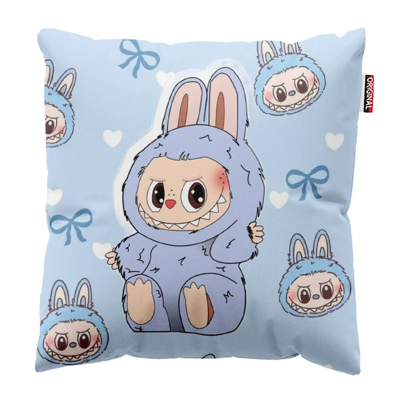 کوسن پاد آفرین طرح لبوبو کد 119 سایز 30*30 سانتی متر