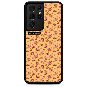 AKAM AMC-WSGS21U-FLOWERS1 Cover For Samsung Galaxy S21 Ultra