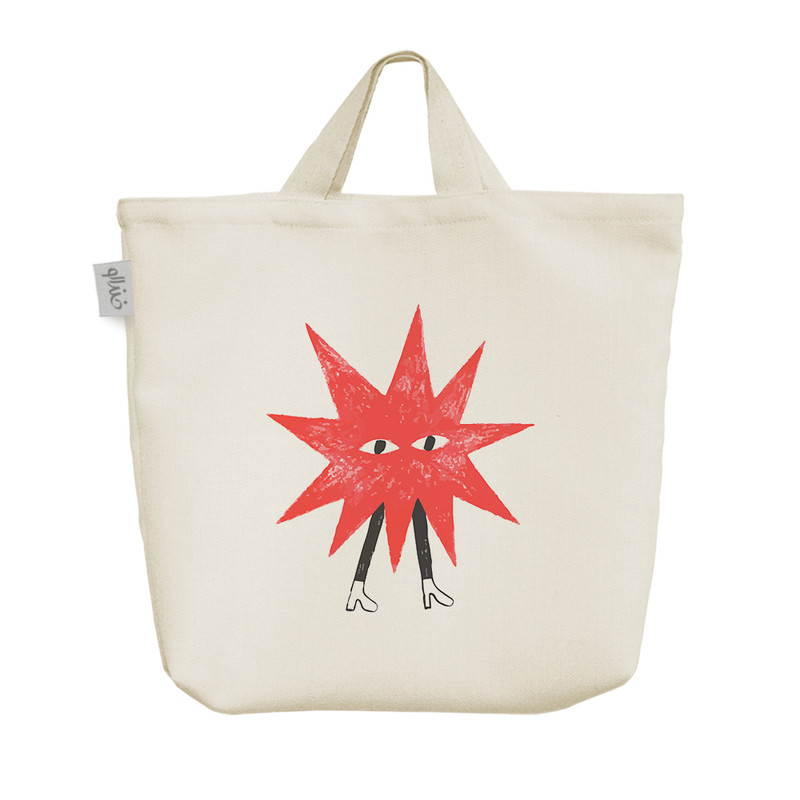 ساک خرید خندالو مدل خورشید خندان کد 8997