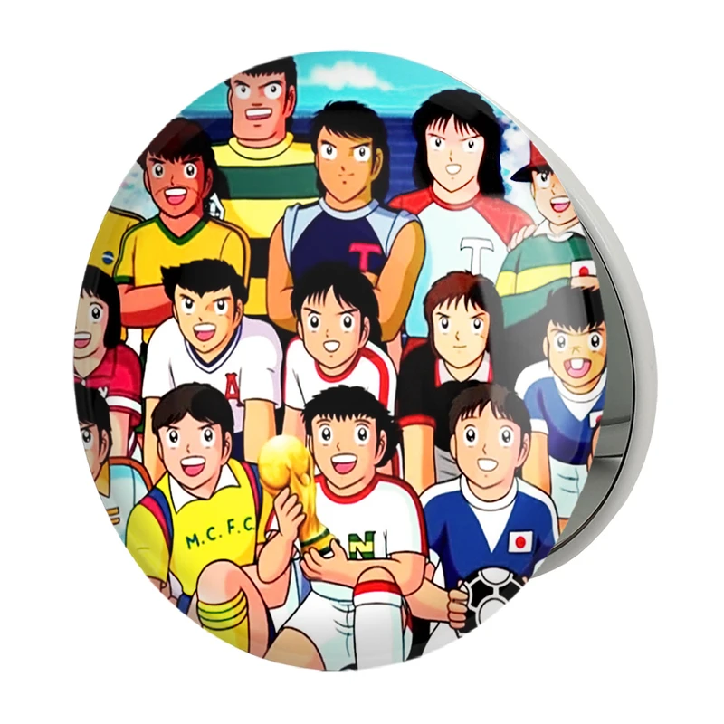 آینه جیبی خندالو طرح فوتبالیست ها مدل تاشو کد 10564 