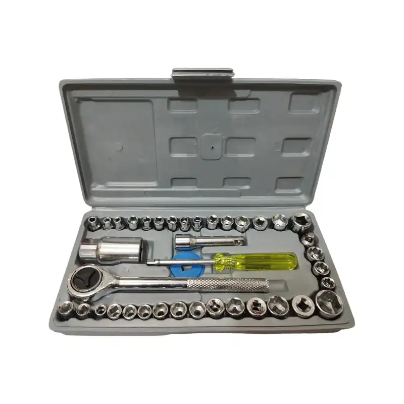 آچار بکس و دسته آچار آیوا مدل AR-TUB مجموعه 40 عددی