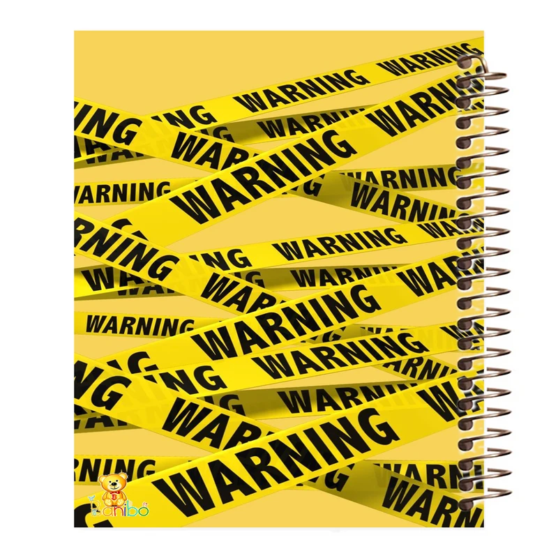 دفتر نقاشی 100 برگ سیمی بانیبو مدل warning کد 3259