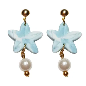 گوشواره زنانه ماه فام مدل ستاره 