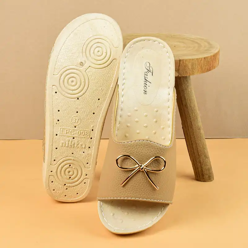 دمپایی زنانه نیکتا مدل پاپیون کد NCF.4040