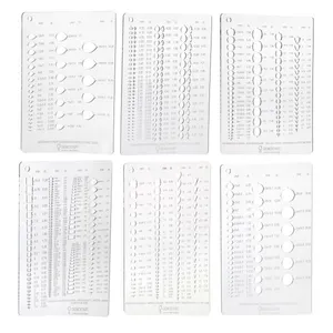 شابلون ساخت زیور جمودآرت کد 52343 مجموعه 6 عددی