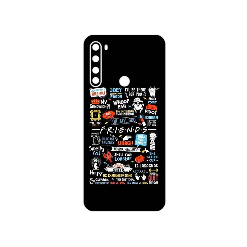 برچسب پوششی ماهوت مدل Friends 2 مناسب برای گوشی موبایل شیائومی Redmi Note 8 2021