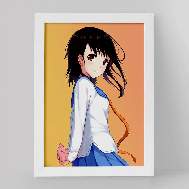 تابلو خندالو مدل اونودرا انیمه عشق دروغین کد 17141