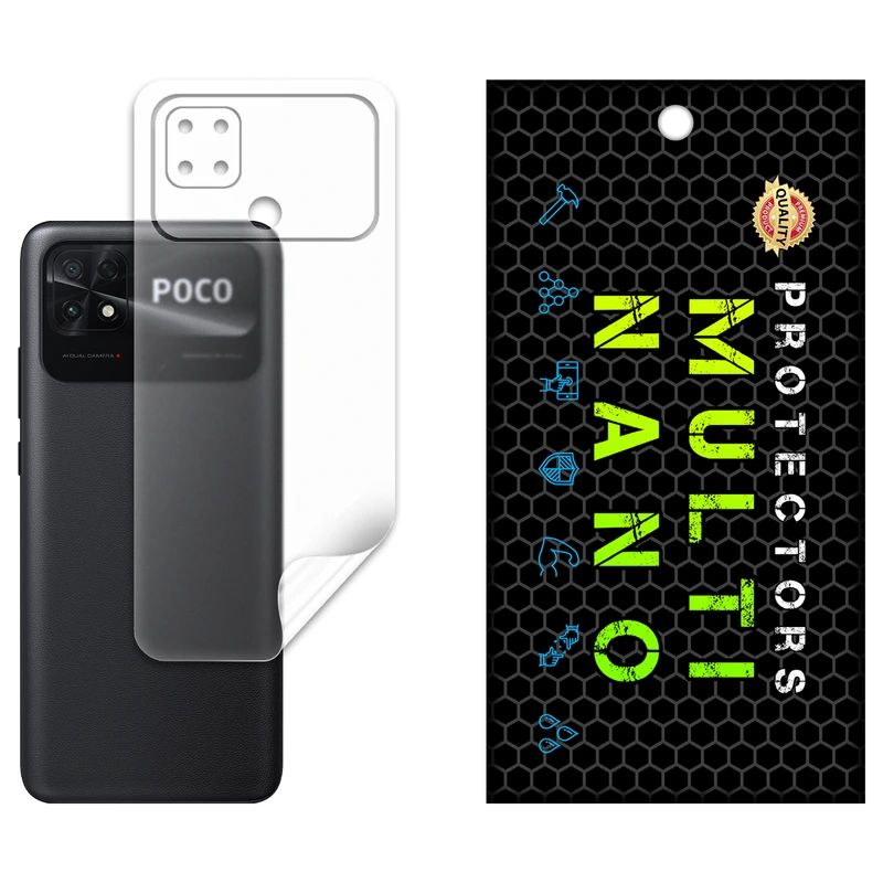 محافظ پشت گوشی مات نانو هیدروژل مولتی نانو مدل X-F1B مناسب برای گوشی موبایل شیائومی Poco C40