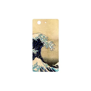 MAHOOT The Great Wave off Kanagawa of Hokusai Cover Sticker for Sony Xperia Z3 Compact