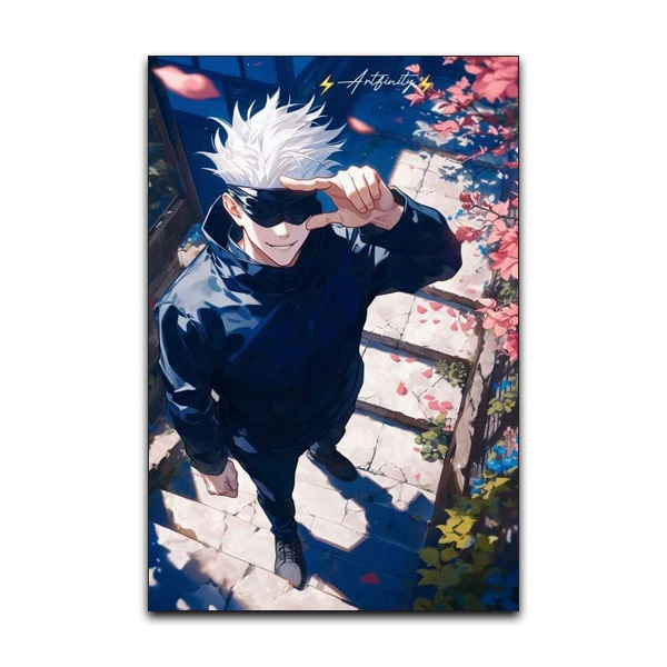 تابلو شاسی گوفی انیمه جوجوتسو کایزن مدل گوجو ساتورو Gojo Satoru Jujutsu Kaisen Anime کد SAKURA21
