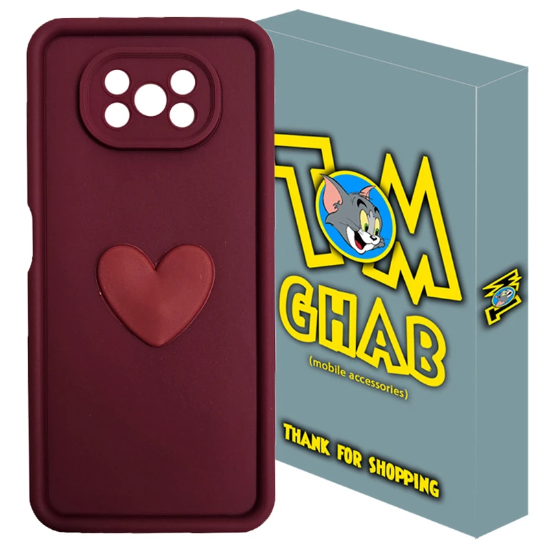 کاور تام قاب مدل سولید1 Heart مناسب برای گوشی موبایل شیائومی Poco X3 / X3 Pro / X3 NFC