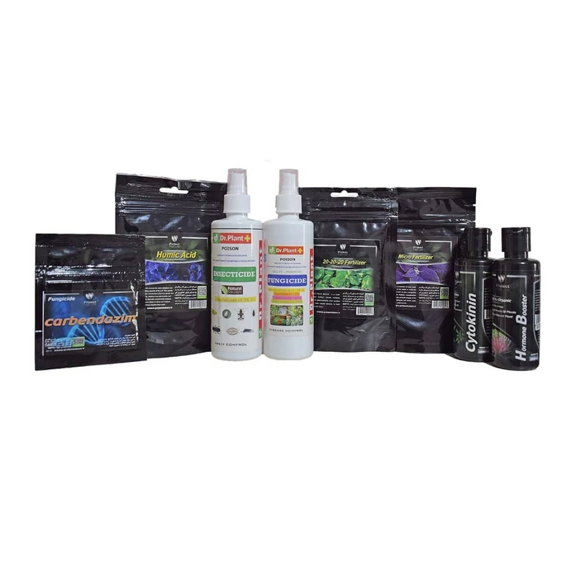 پکیج رشد و نگهداری گیاه لیدی پالم مدل پروتکت نیچر وزن 1 کیلوگرم مجموعه 8 عددی