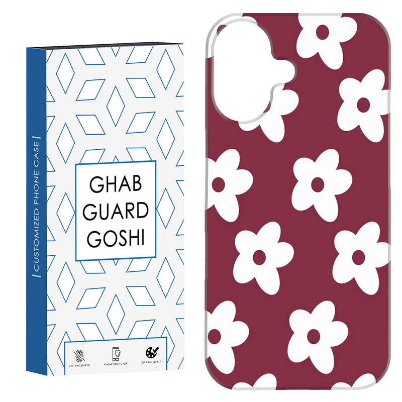 کاور قاب گارد گوشی طرح گل کد Dimo-830 مناسب برای گوشی موبایل اپل Iphone 16    