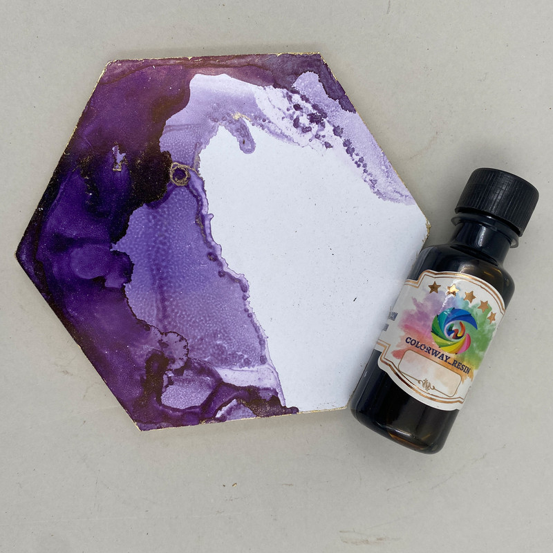 رنگ جوهری رزین اپوکسی کالروی رزین کد 1 حجم 20 میلی لیتر بسته 16 عددی