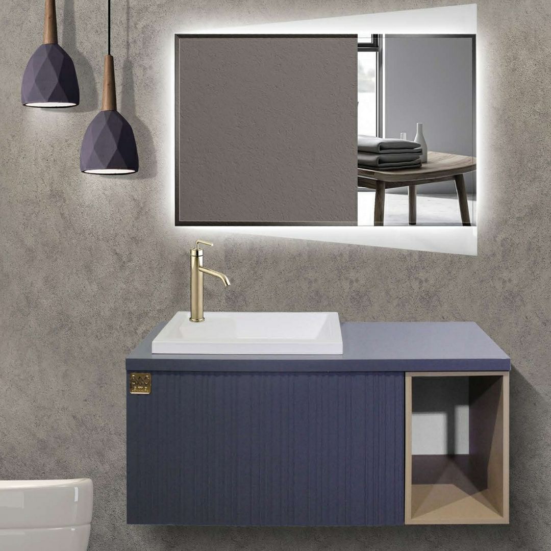 ست کابینت و روشویی مدل S1500 به همراه آینه