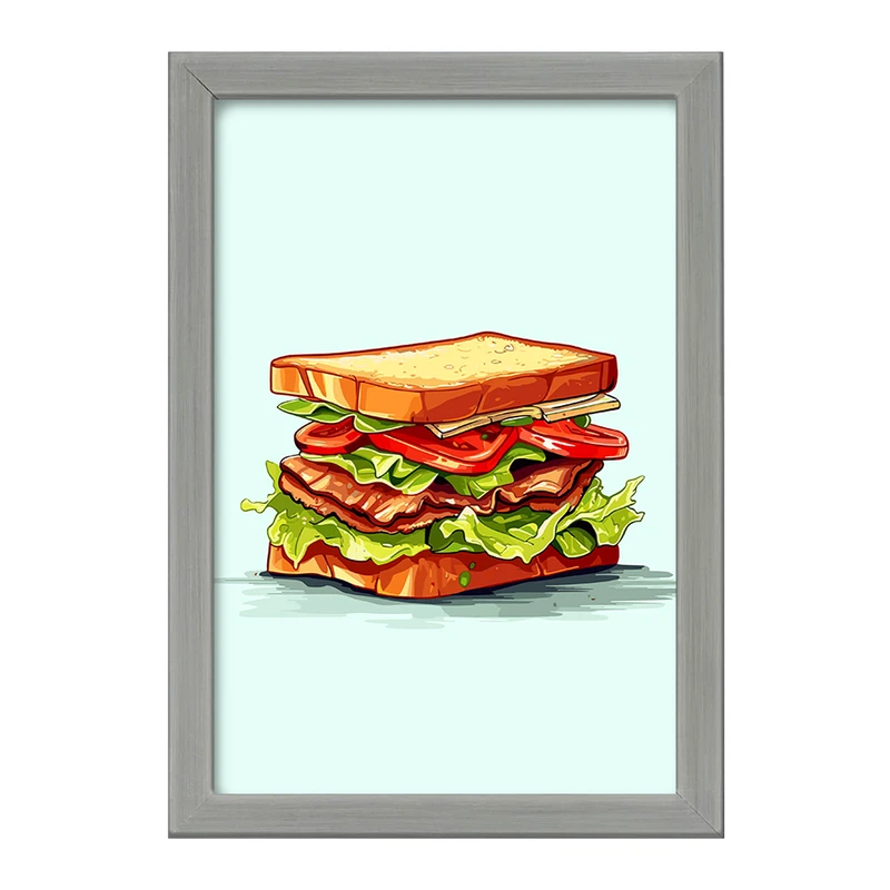 تابلو خندالو طرح فست فود (Fast Food) کد 36571