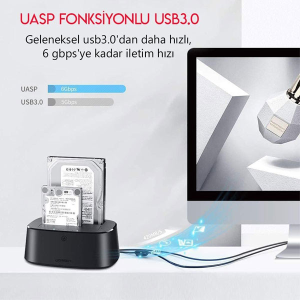 داک هارد دیسک  یوگرین مدل CM198-50742