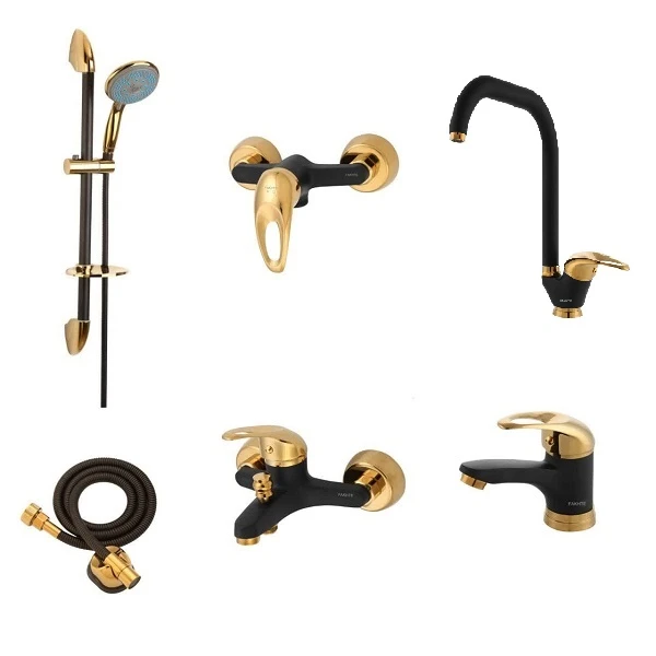 ست شیرآلات فاخته مدل اورانوس MT2 مجموعه 6 عددی