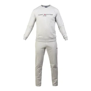 ست تی شرت و شلوار مردانه مدل  اسلش رنگ طوسی