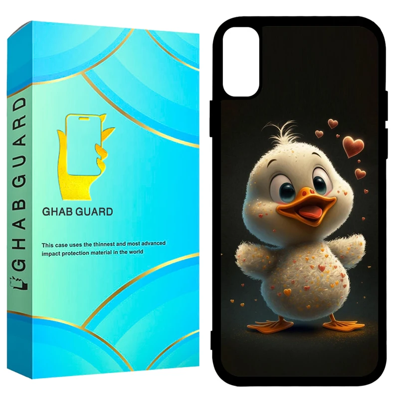  کاور قاب گارد طرح جوجه اردک مدل GCHPX مناسب برای گوشی موبایل اپل iPhone X / XS