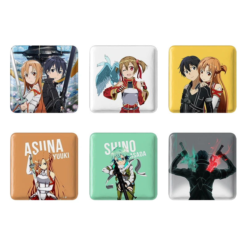 پیکسل خندالو مدل انیمه هنر شمشیر زنی آنلاین کد 345A مجموعه 6 عددی