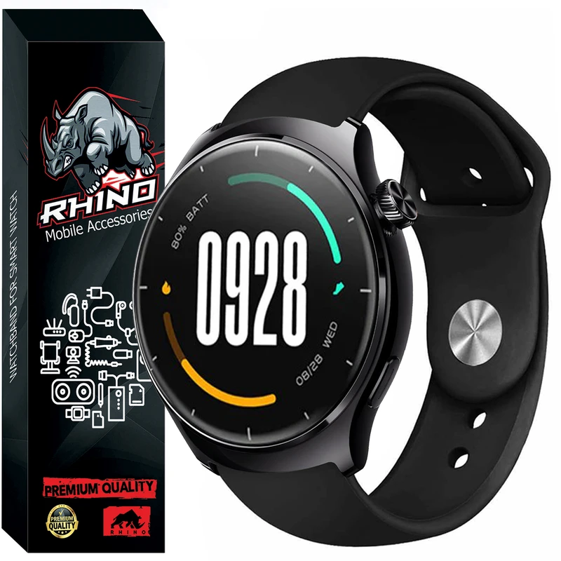 بند راینو مدل Silicone مناسب برای ساعت هوشمند میبرو Mibro Lite 3